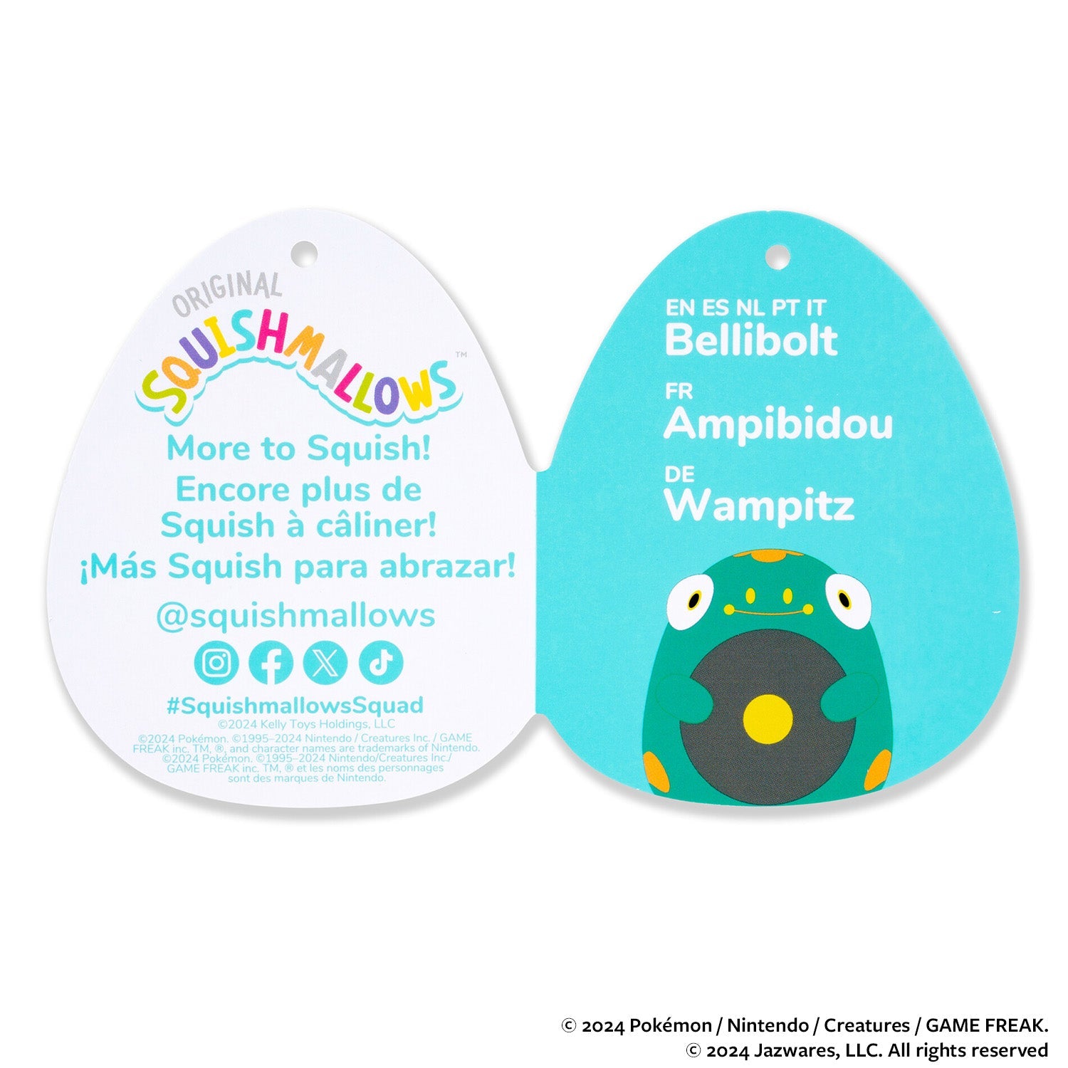 Pokémon Belibolt Plush | Jazwares / Squishmallows   Category