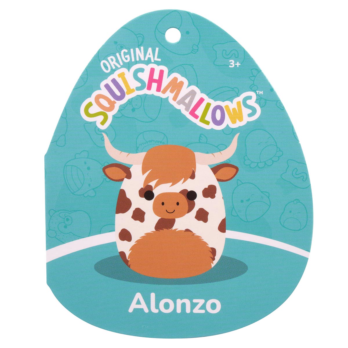 Squishmallows Alonzo the Brown Spotted Highland Cow | Jazwares / Squishmallows   Squad