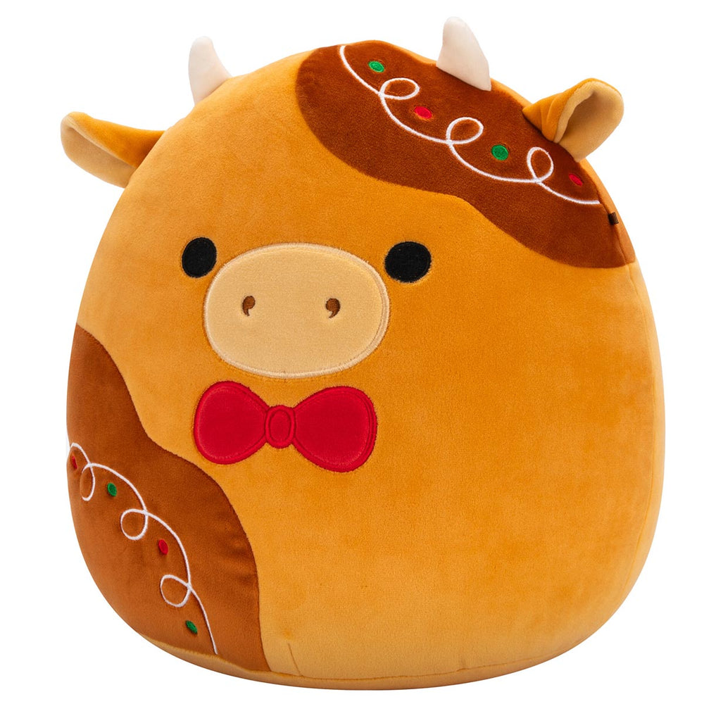 Squishmallows 12" Jericho the Gingerbread Cow | Jazwares / Squishmallows   Squad
