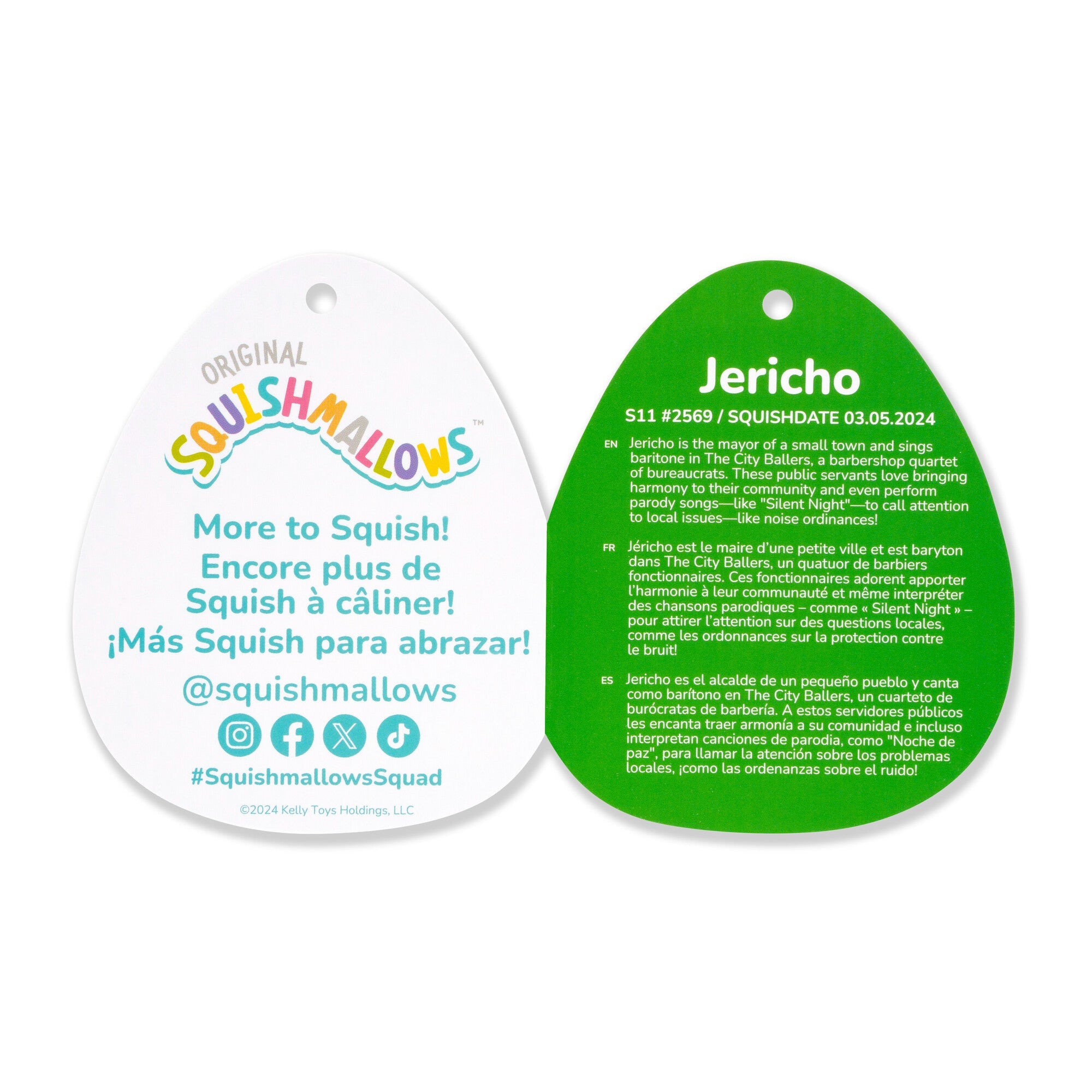 Squishmallows 12" Jericho the Gingerbread Cow | Jazwares / Squishmallows   Squad