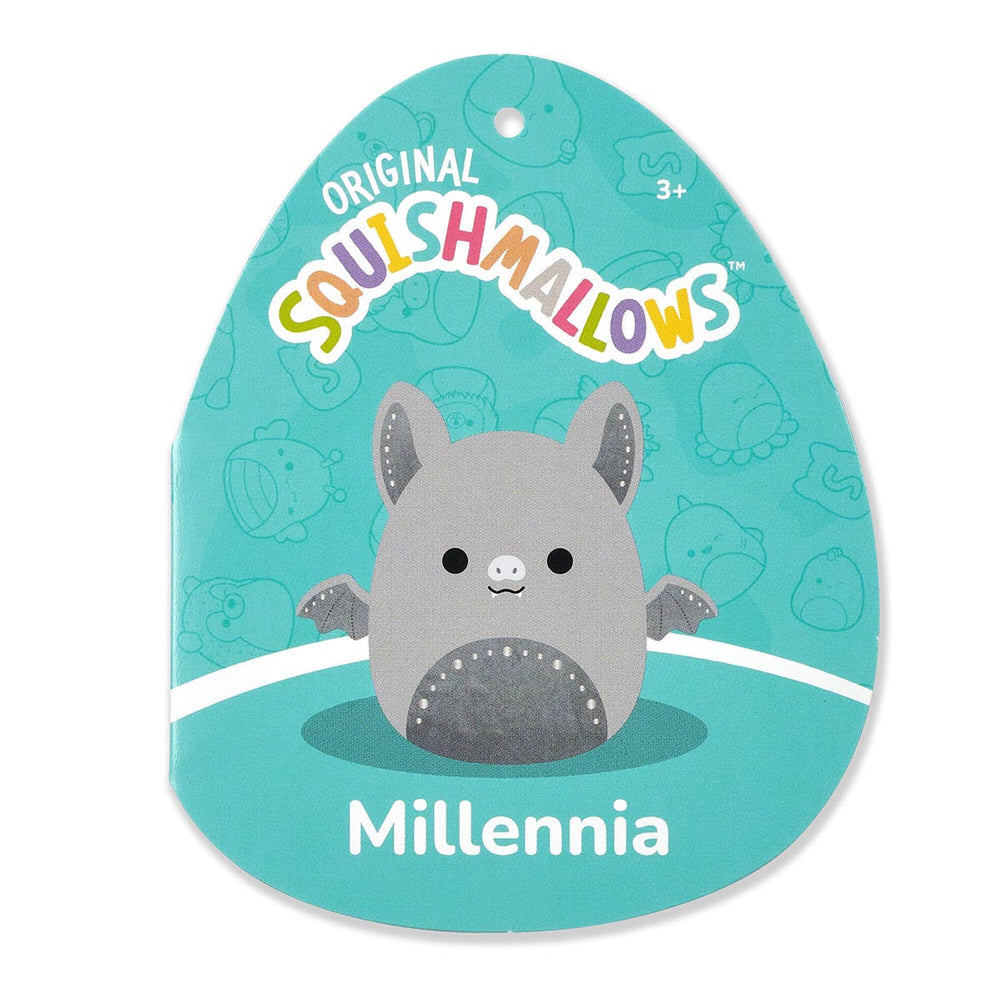 Squishmallows Millennia the Grey Velvet Bat | Jazwares / Squishmallows   Squad