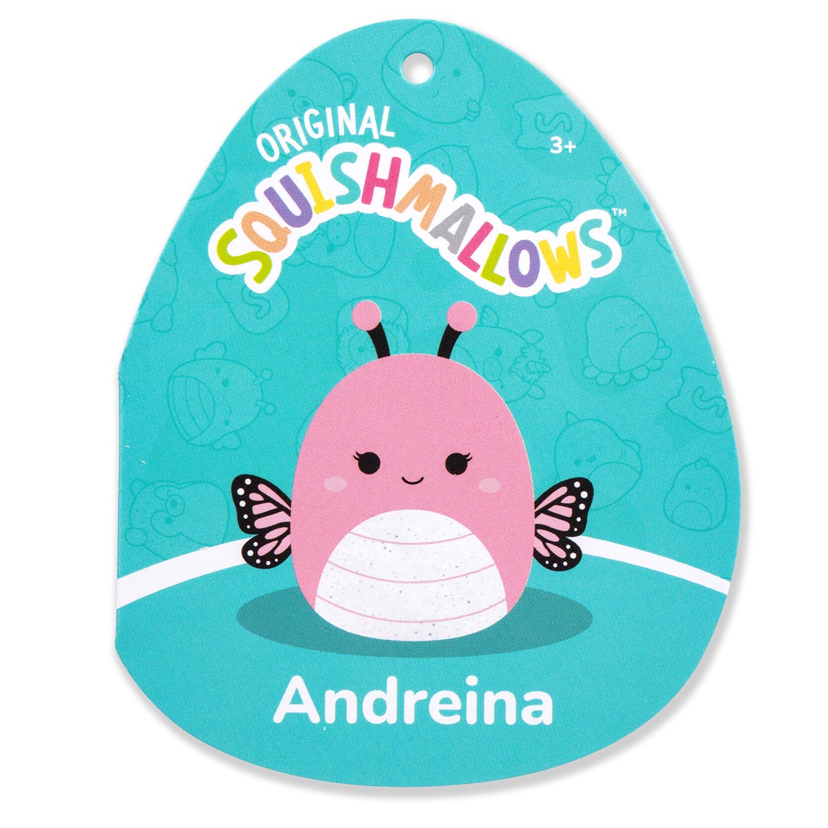 Squishmallows 8" Andreina the Pink Monarch Butterfly | Jazwares / Squishmallows   Squad