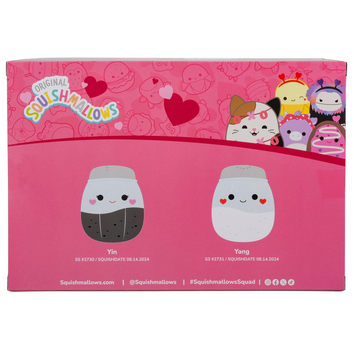 Squishmallows 5" Valentine’s Salt & Pepper 2-Pack | Jazwares / Squishmallows   Category
