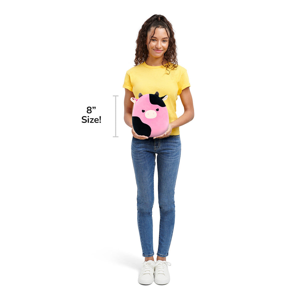 Squishmallows 8" Pollyanna the Black and Pink Cow | Jazwares / Squishmallows   Squad
