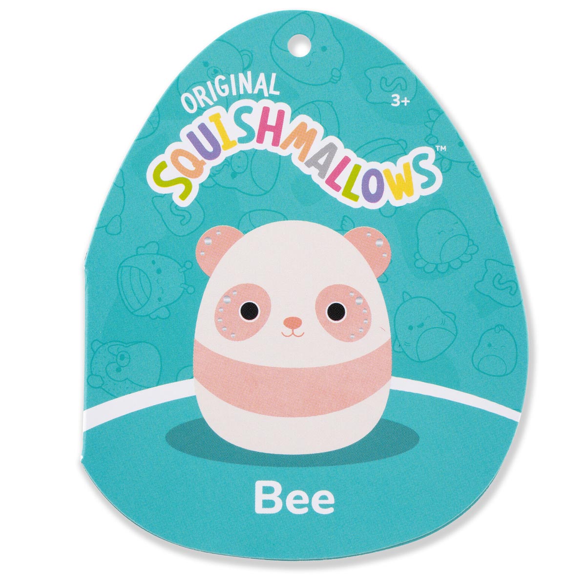 Squishmallows 14" Bee the Peach Velvet Panda | Jazwares / Squishmallows   Squad