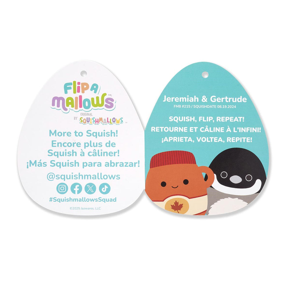 8" Jeremiah & Gertrude FlipAMallows | Jazwares / Squishmallows   Category