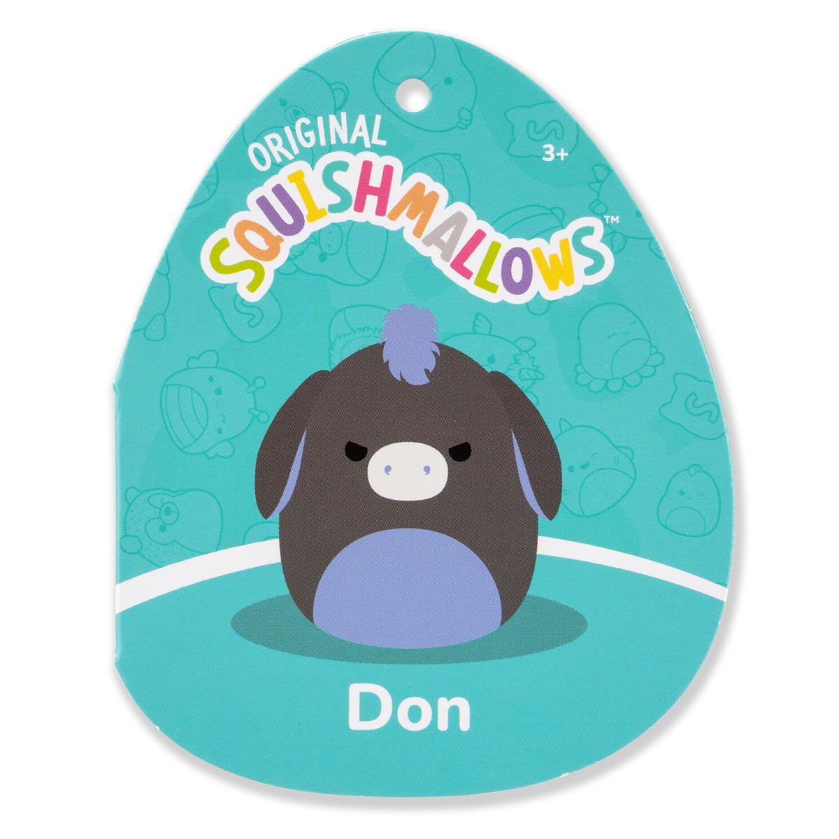 Squishmallows 5" Don the Charcoal Donkey | Jazwares / Squishmallows   Squad