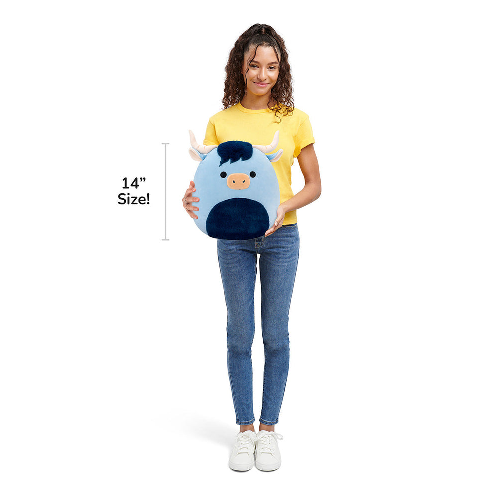 Squishmallows 14" Toro the Blue Highland Cow | Jazwares / Squishmallows   Squad