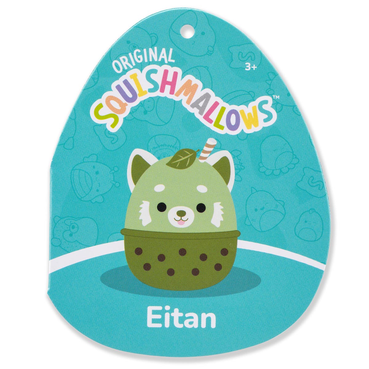 Squishmallows 14" Eitan the Matcha Boba Red Panda | Jazwares / Squishmallows   Squad