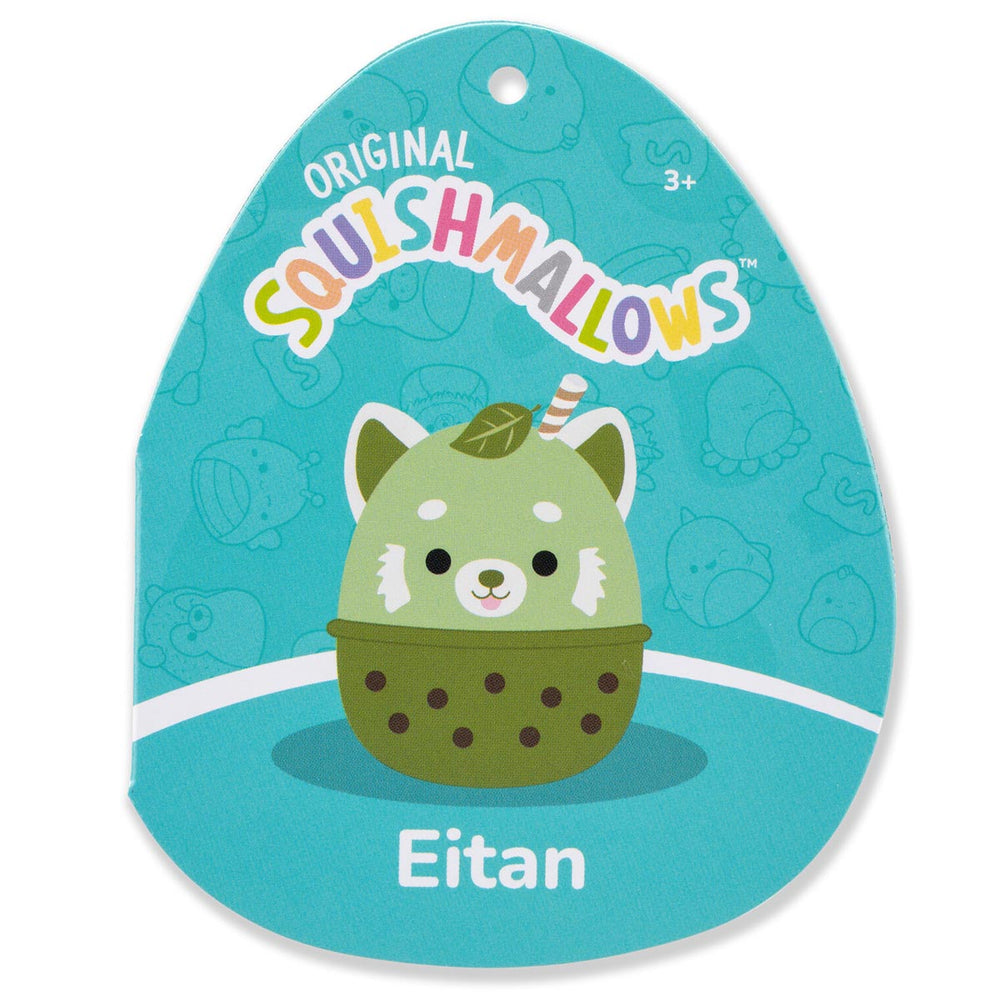 Squishmallows 14" Eitan the Matcha Boba Red Panda | Jazwares / Squishmallows   Squad
